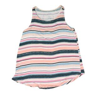 Maurices 24/7 Womens Multicolor Striped Sleeveless Shirt-L-GUC